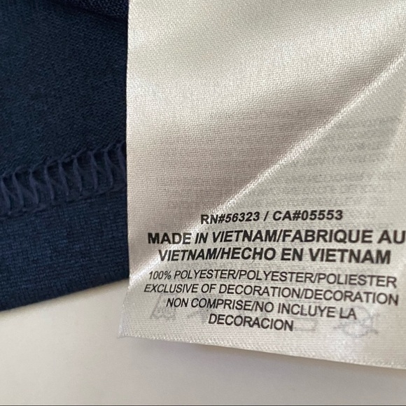 NWT Nike Cal UC Berkeley Men’s Dri Fit Navy Football Tee Sz XL - Picture 8 of 11